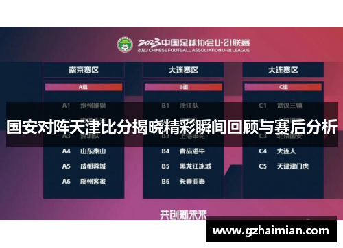 国安对阵天津比分揭晓精彩瞬间回顾与赛后分析